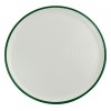 White/Green Melamine Pizza Plate 12.25" 310mm
